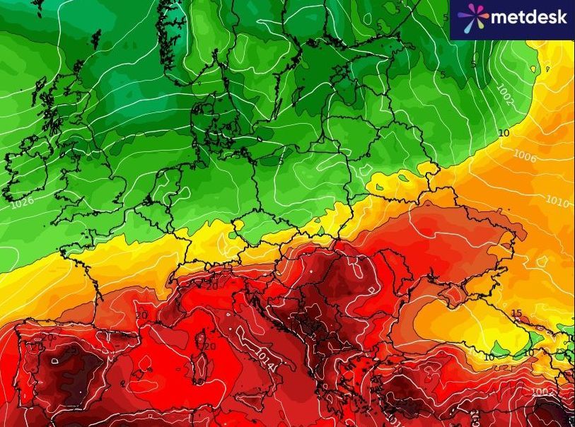 В Україні прямують спекотні потоки повітря