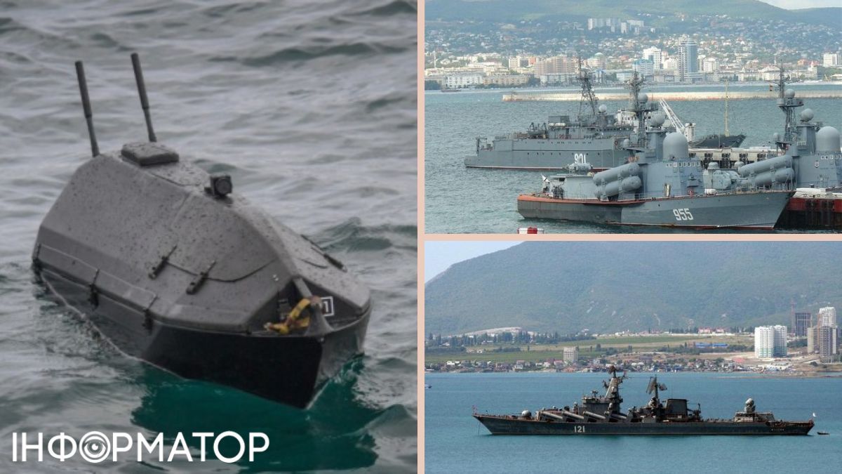 Россияне жалуются на атаку морских дронов и беспилотников на Новороссийск