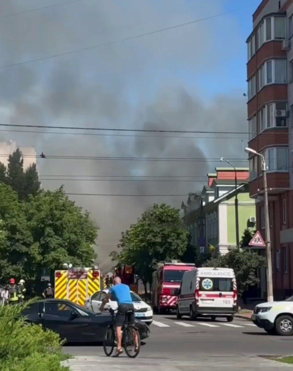 Російський "шахед" атакував Кременчук: під удар, ймовірно, потрапила будівля ТЦК 1