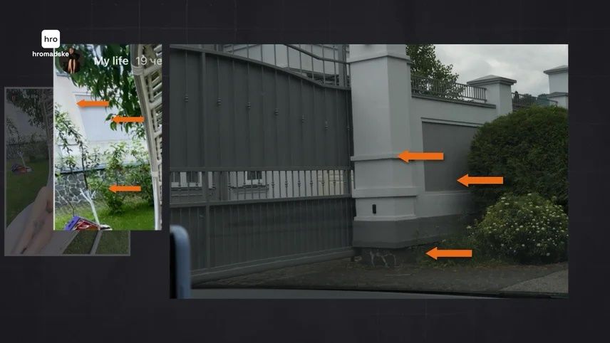 Ограждение и фундамент на снимке, который опубликовала Мария Елхина в 2021-м, такая же, как на территории имения Ограждение и фундамент на снимке, который опубликовала Мария Елхина в 2021-м, такая же, как на территории имения