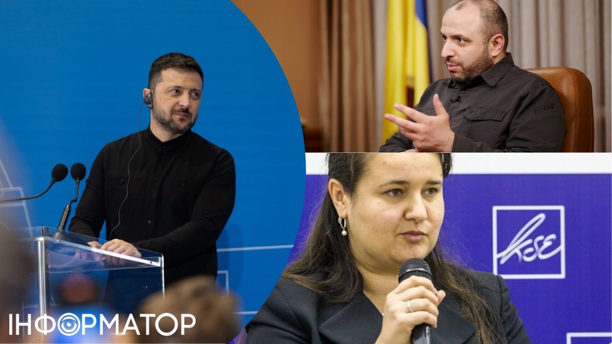 Володимир Зеленський, Рустем Умєров, Оксана Маркарова