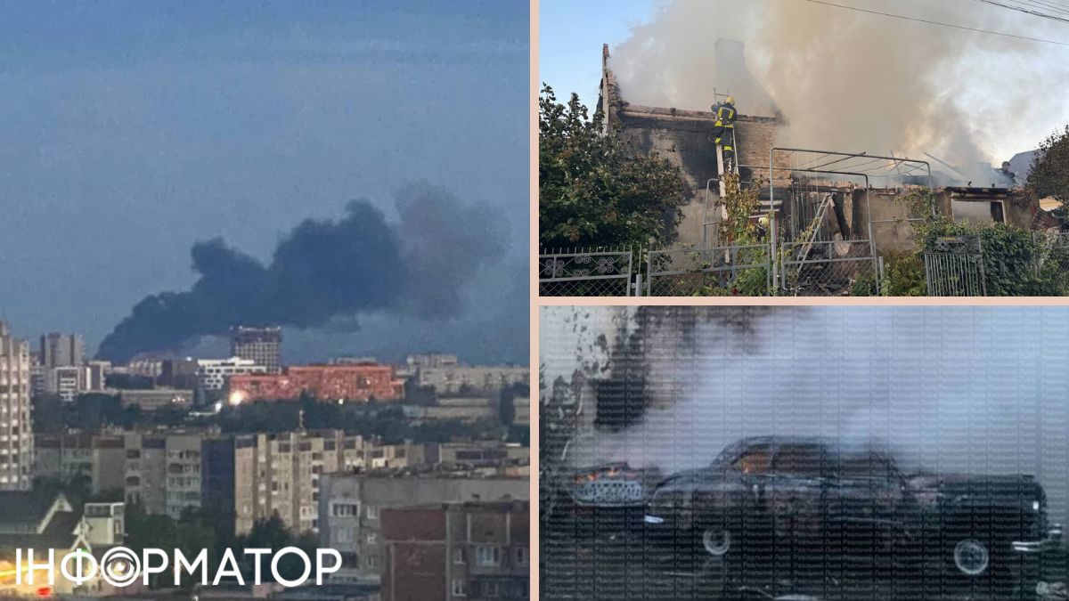 После атаки РФ Львов, Луцк, Черновцы, Киев – в дыму