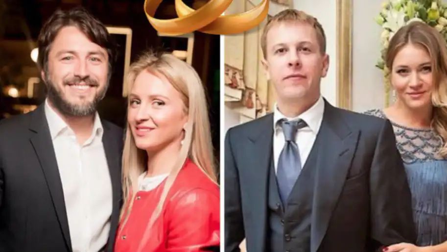 Сергей Притула с супругой Екатериной и Виталий Хомутынник с супругой Светланой. Женщины – родные сестры Сергей Притула с супругой Екатериной и Виталий Хомутынник с супругой Светланой. Женщины – родные сестры