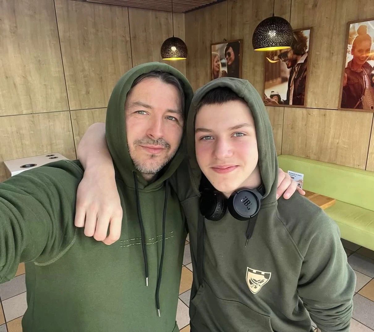 Сергій Притула разом з сином Дмитром