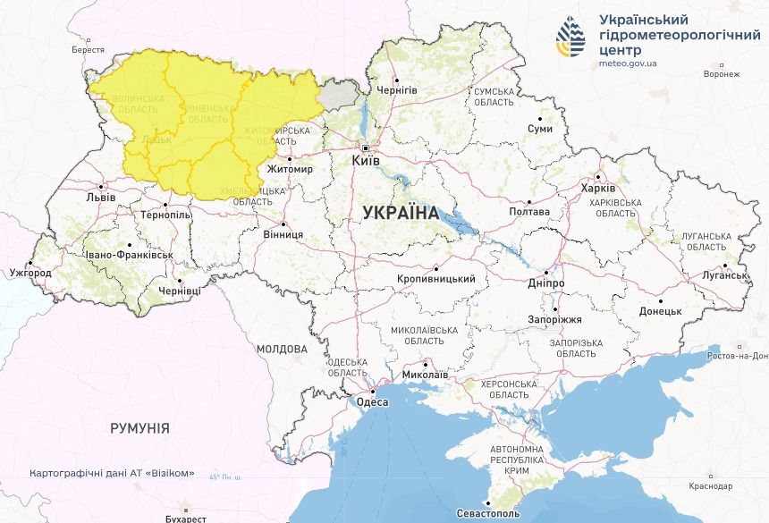 Рівень води у ріках цього регіону збільшився Рівень води у ріках цього регіону збільшився