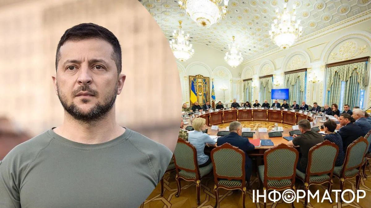 Президент Володимир Зеленський, засідання РНБО
