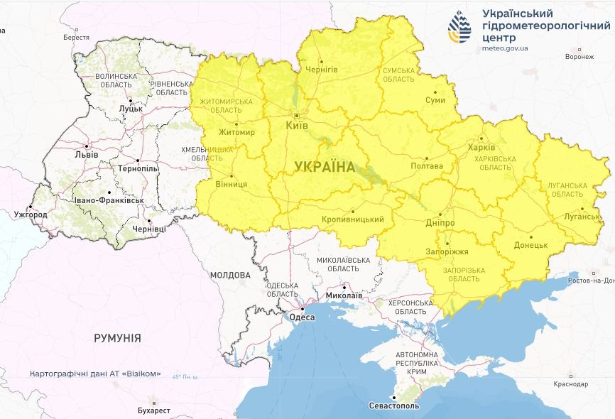 Ожидаются грозы и шквалы