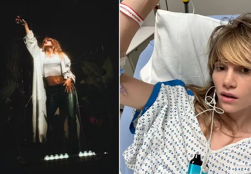 Сьюкі Вотергаус на лікарньому ліжку