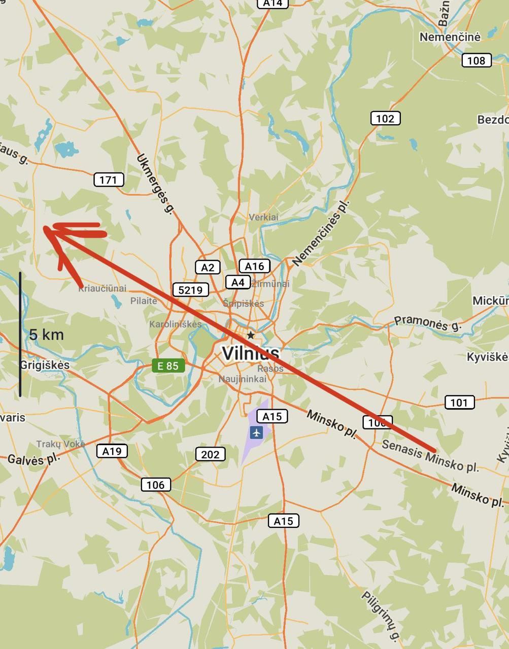 У небі над Литвою знову зафіксували невідомий безпілотник з Білорусі: країна посилила контроль 1