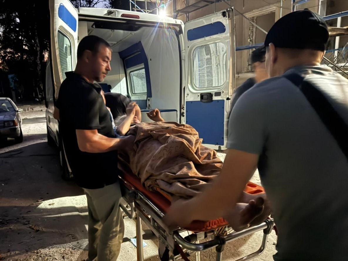 Поранена людина внаслдіок атаки Поранена людина внаслдіок атаки