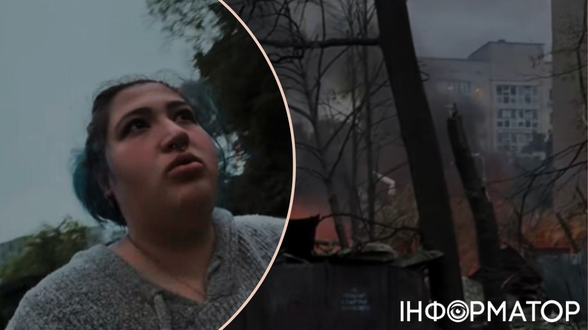 Дом блоггерши Русалочки XL в Киеве уничтожен дронами, рядом пылает автомобиль