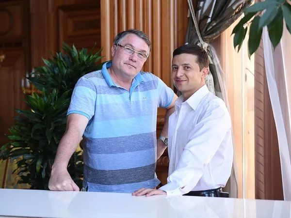 Олексій Кірющенко та Володимир Зеленський