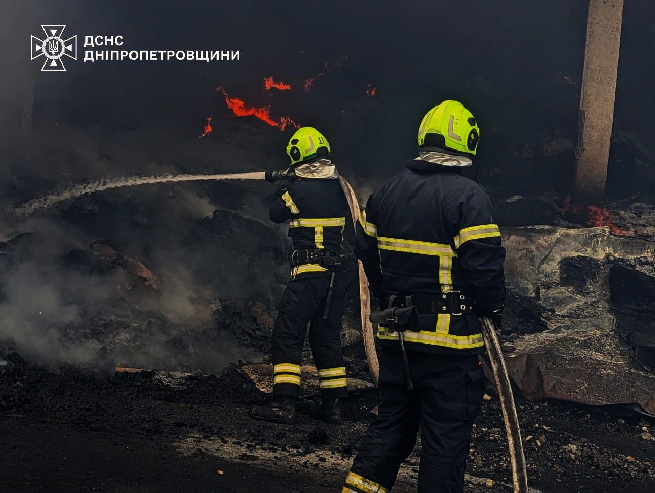 Пожар в Кривом Роге Пожар в Кривом Роге