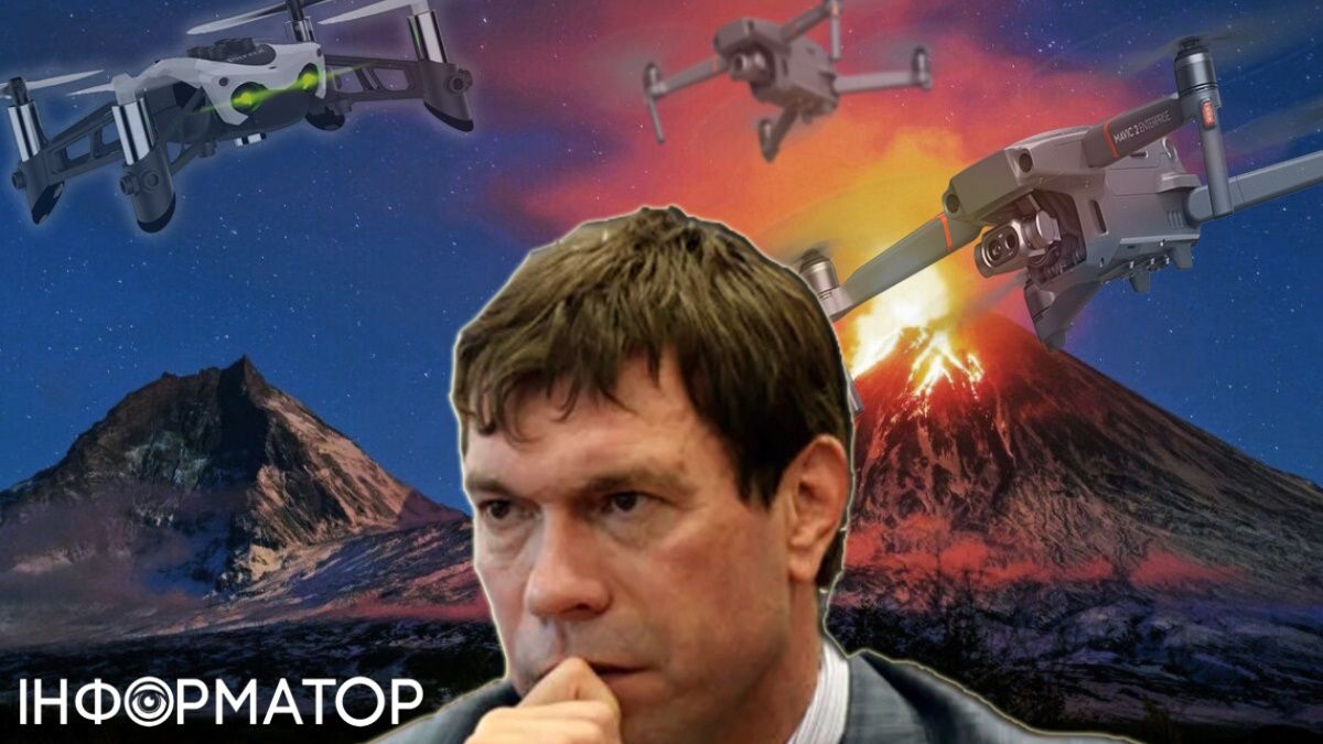 Олег Царьов, виверження вулкана на Камчатці