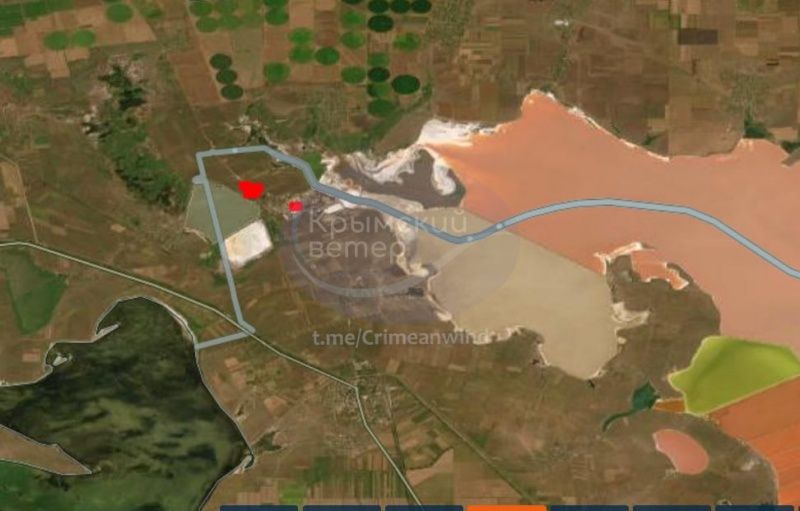 Нічна атака дронів у Криму: спалахнула пожежа біля стратегічної підстанції "Титан" в Армянську 3