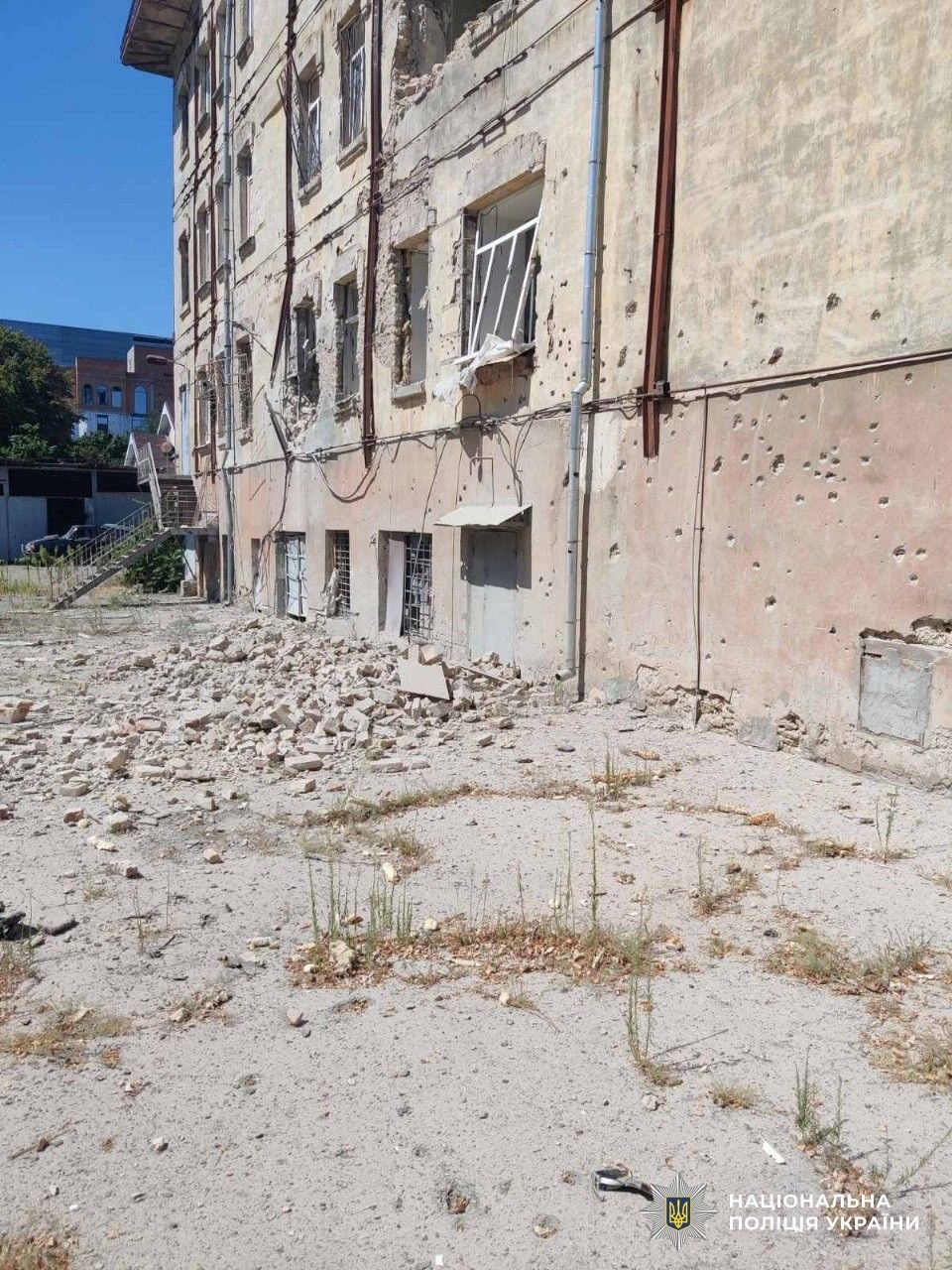 Последствия атаки по Херсону Последствия атаки по Херсону