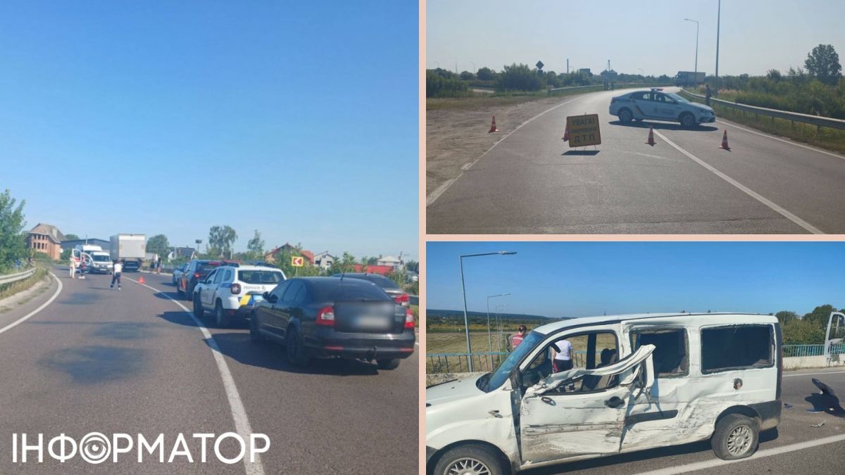 Під Львовом через смертельну аварію перекрили міжнародну трасу Львів-Краковець