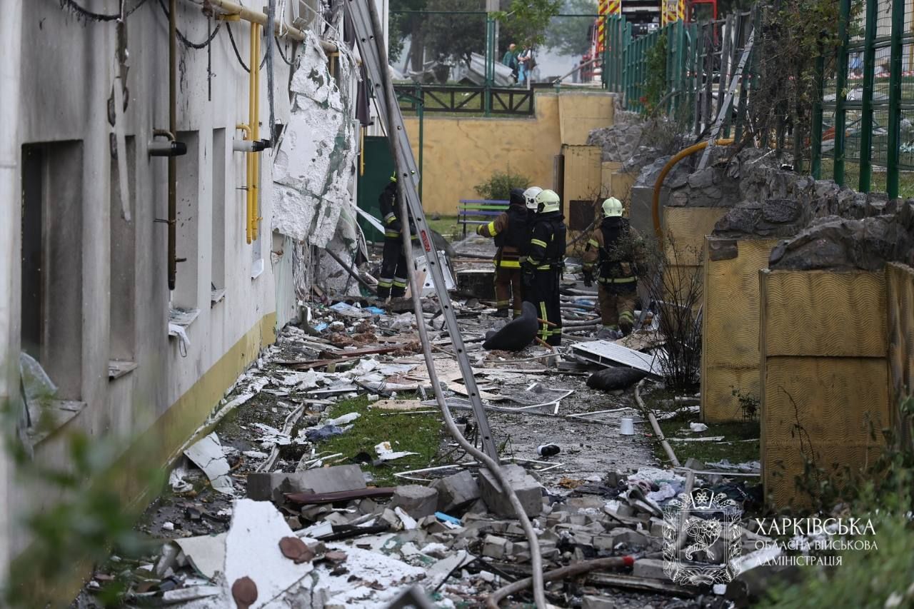 Наслідки удару по Харкову 18 серпня Наслідки удару по Харкову 18 серпня