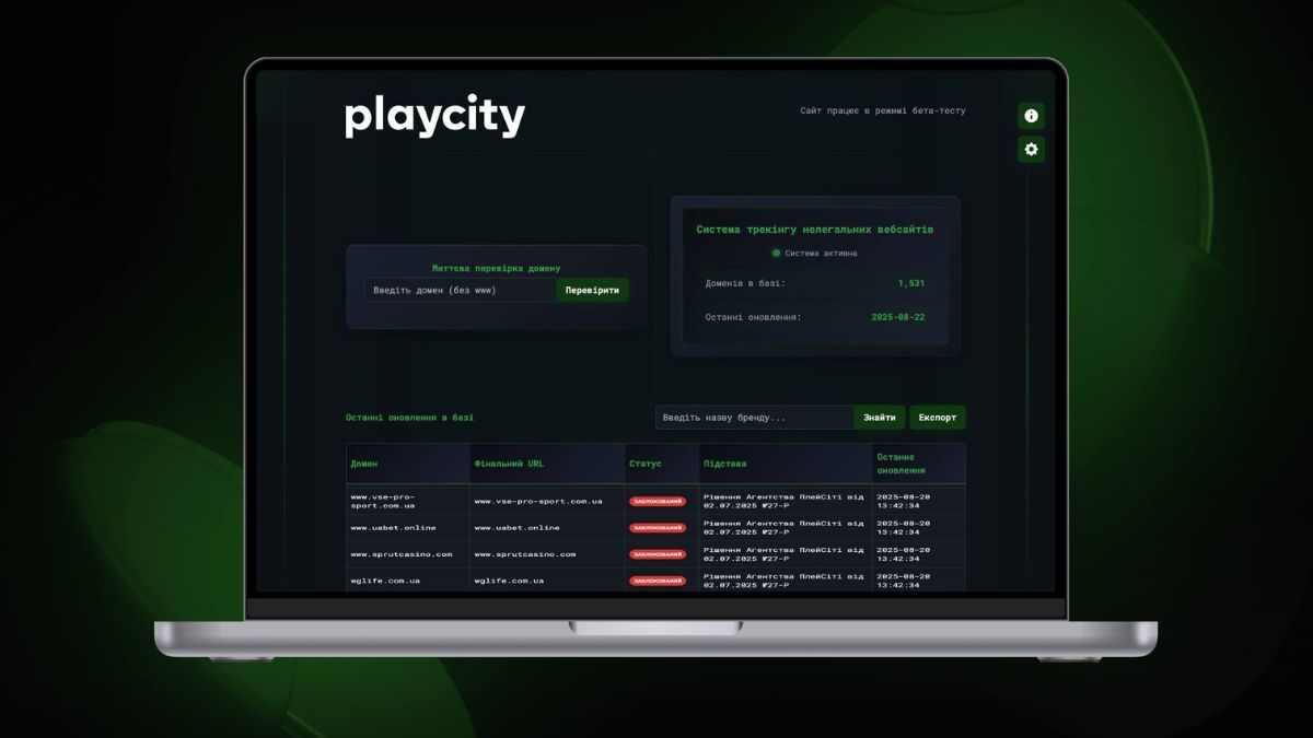 Система треккинга нелегальных вебсайтов Фото: PlayCity