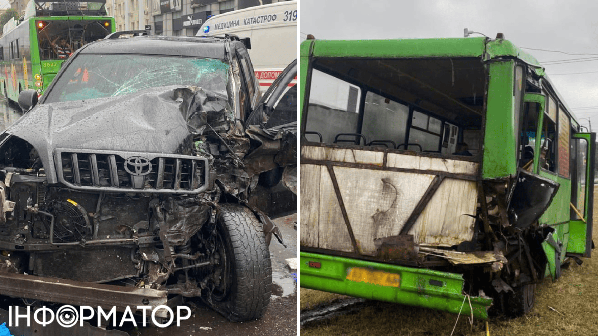 ДТП в Харькове 23 августа