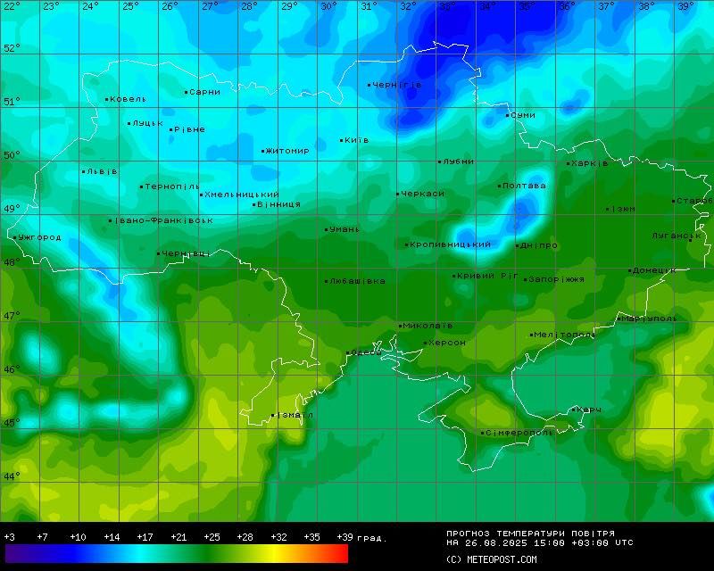 Холодный воздух охватил всю территорию Украины – прогноз погоды на 26 августа 2