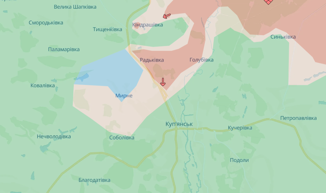 Россиян прогнали из Мирного в Харьковскую область. Карта DeepState Россиян прогнали из Мирного в Харьковскую область. Карта DeepState