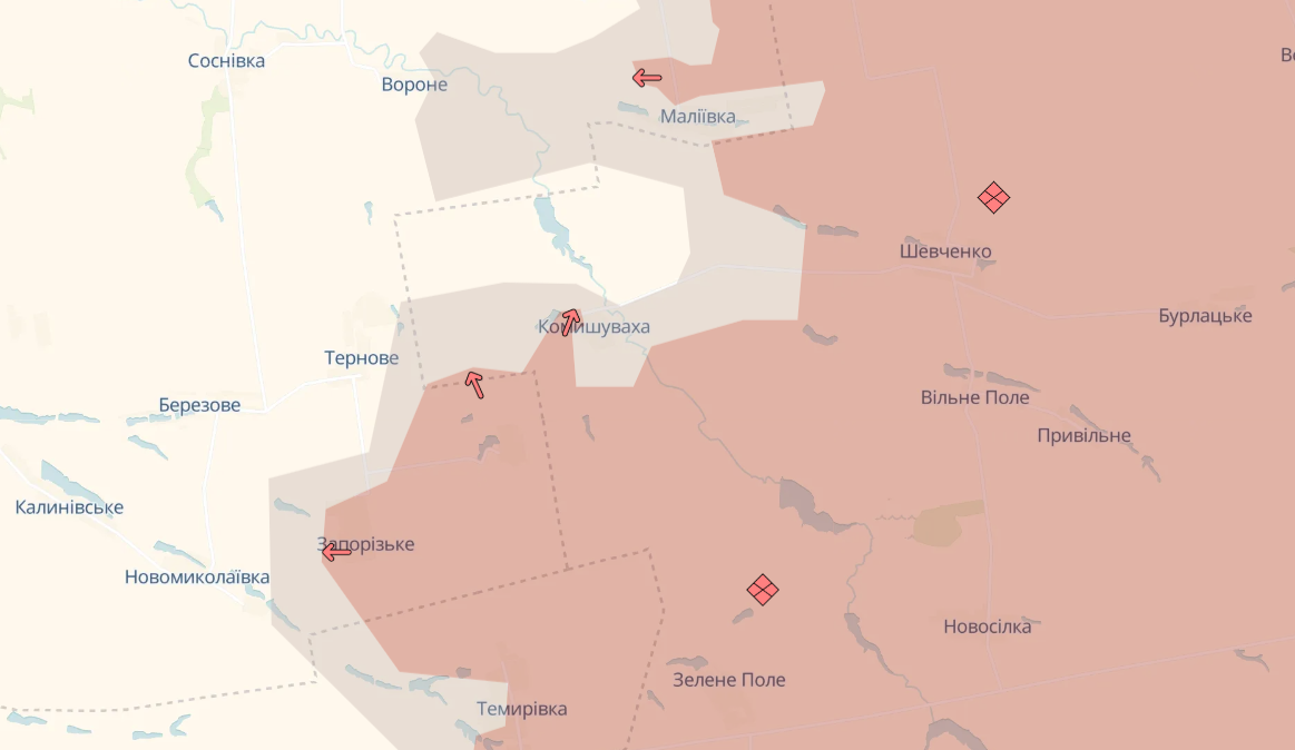 Оккупанты продвинулись вблизи Камышевахи Оккупанты продвинулись вблизи Камышевахи