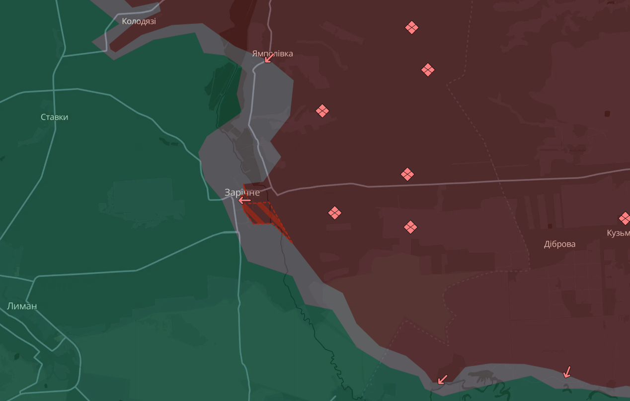 Россияне продвинулись в Донецкой области и на границе с Днепропетровщиной - DeepState 1