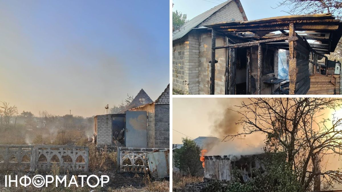 последствия обстрелов Донбасса