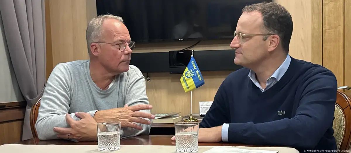 Маттиас Мирш и Йенс Шпан по дороге в Киев Маттиас Мирш и Йенс Шпан по дороге в Киев