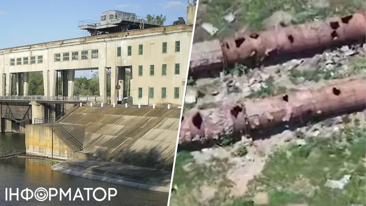 Гребля на Сіверському Донці та рештки водної мережі