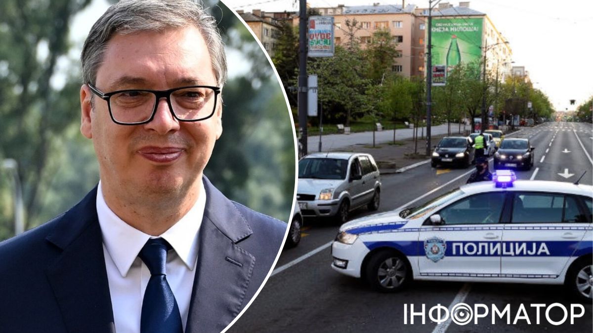 Вучич, поліція Сербії