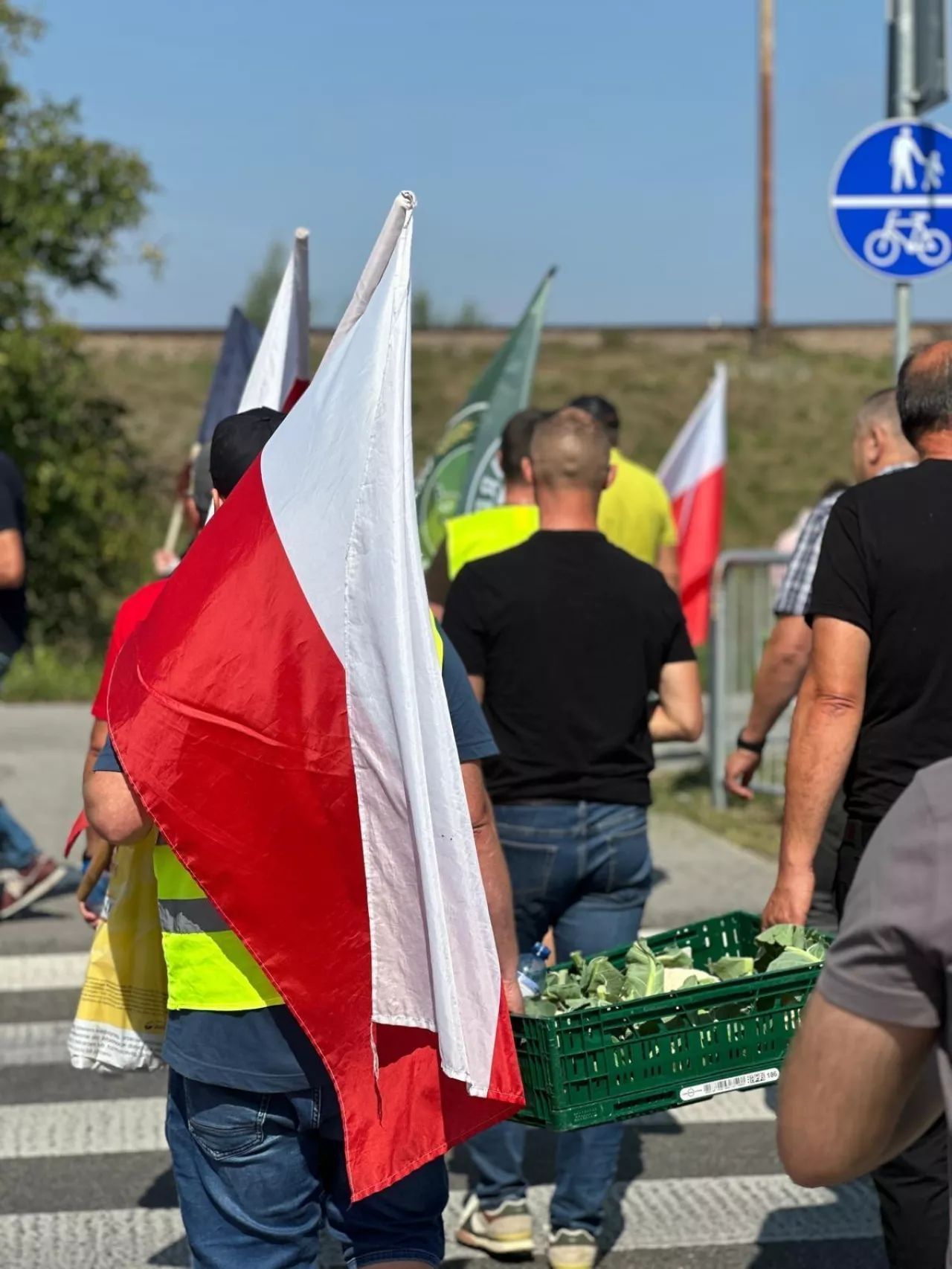 Протест польских фермеров. Фото - Якуб Доброш Протест польских фермеров. Фото - Якуб Доброш