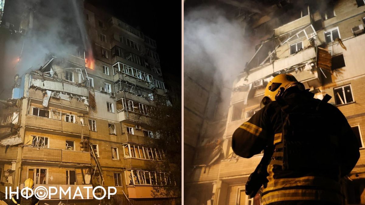 Атака на Киев: в столице есть погибшие, десятки пострадавших горит здание Кабмина 1