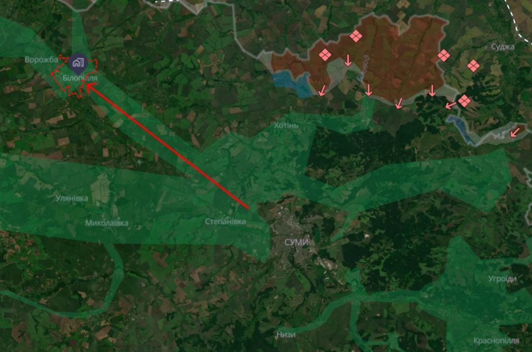 Росіяни намагаються повторити у Сумах досвід Херсонщині: частина траси на Глухів під контролем дронів 1