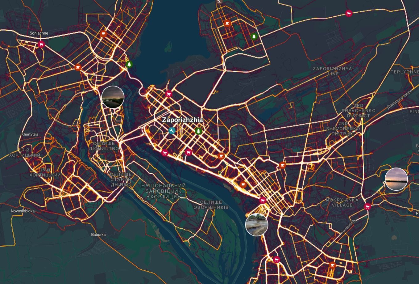 Мариуполь майже мертвий: теплова карта Strava у часи РФ показує лише пустоту 3