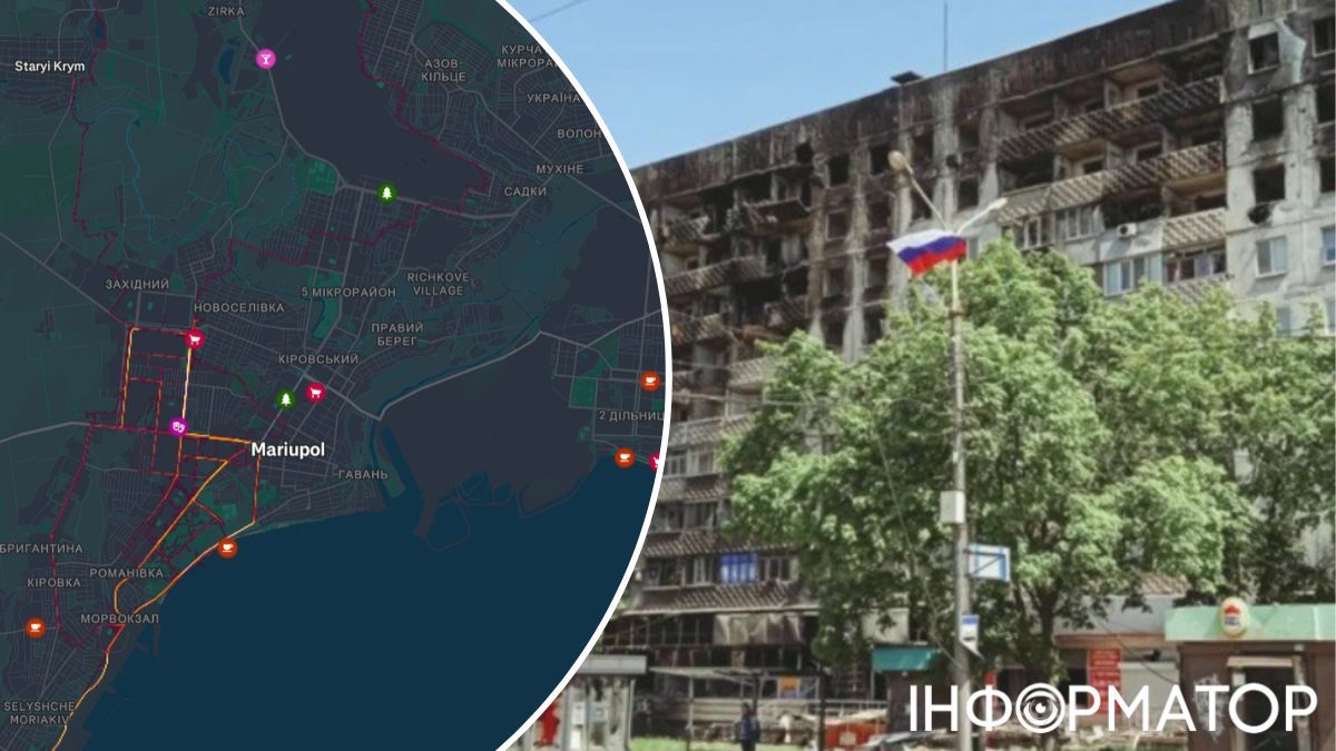 Маріуполь майже мертвий: теплова карта Strava у часи РФ показує лише пустоту