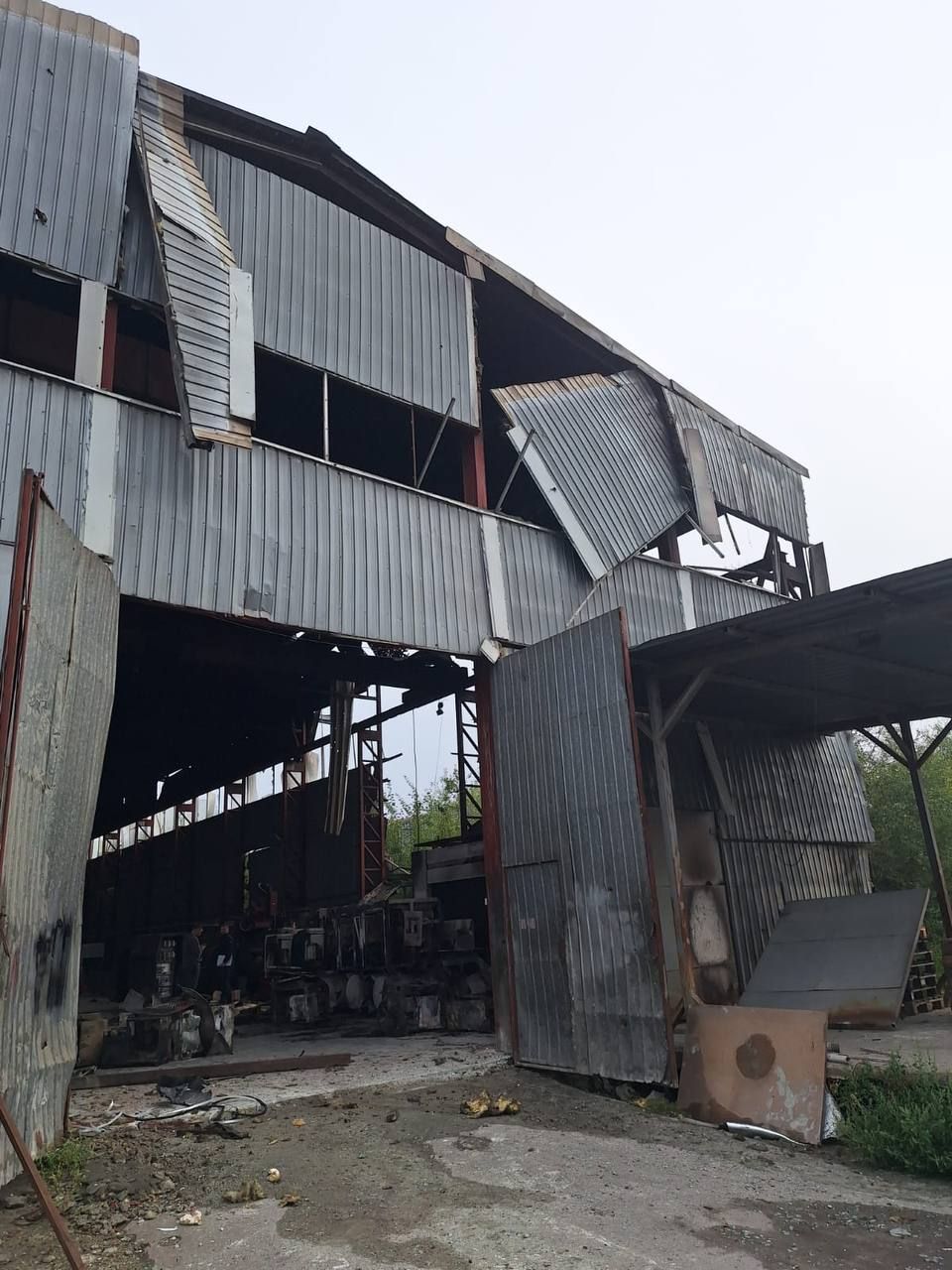 Наслідки влучання уламків