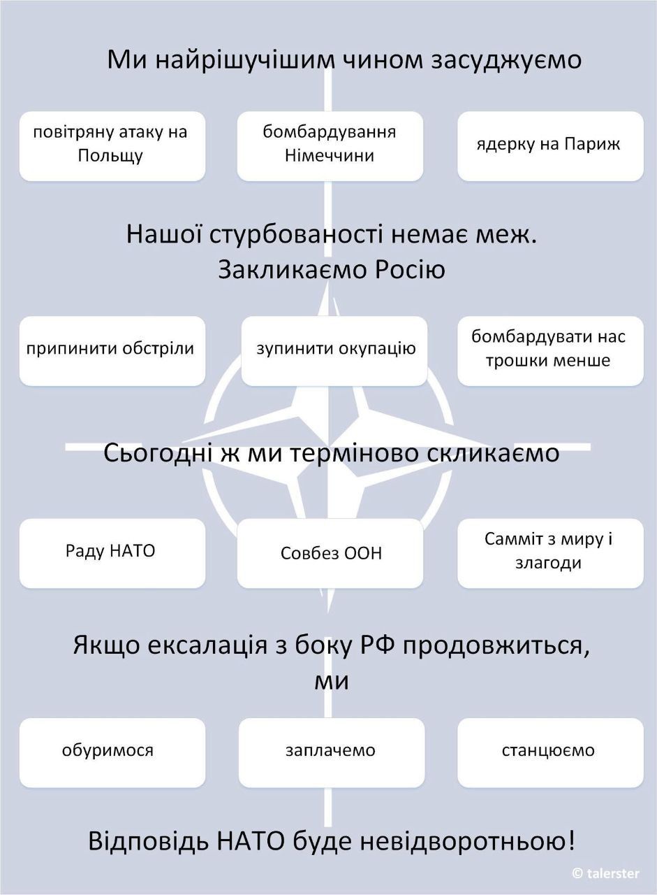 Безугла втішається з НАТО через атаку на Польщу: склала генератор випадкових заяв 1