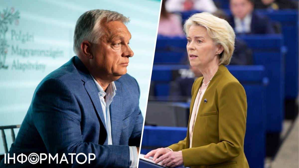 Орбан і його група в Європарламенті подали вотум недовіри Урсулі фон дер Ляєн через Україну