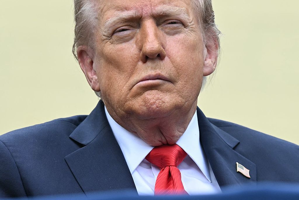 Дональд Трамп на церемонії 11 вересня. Фото Getty Images