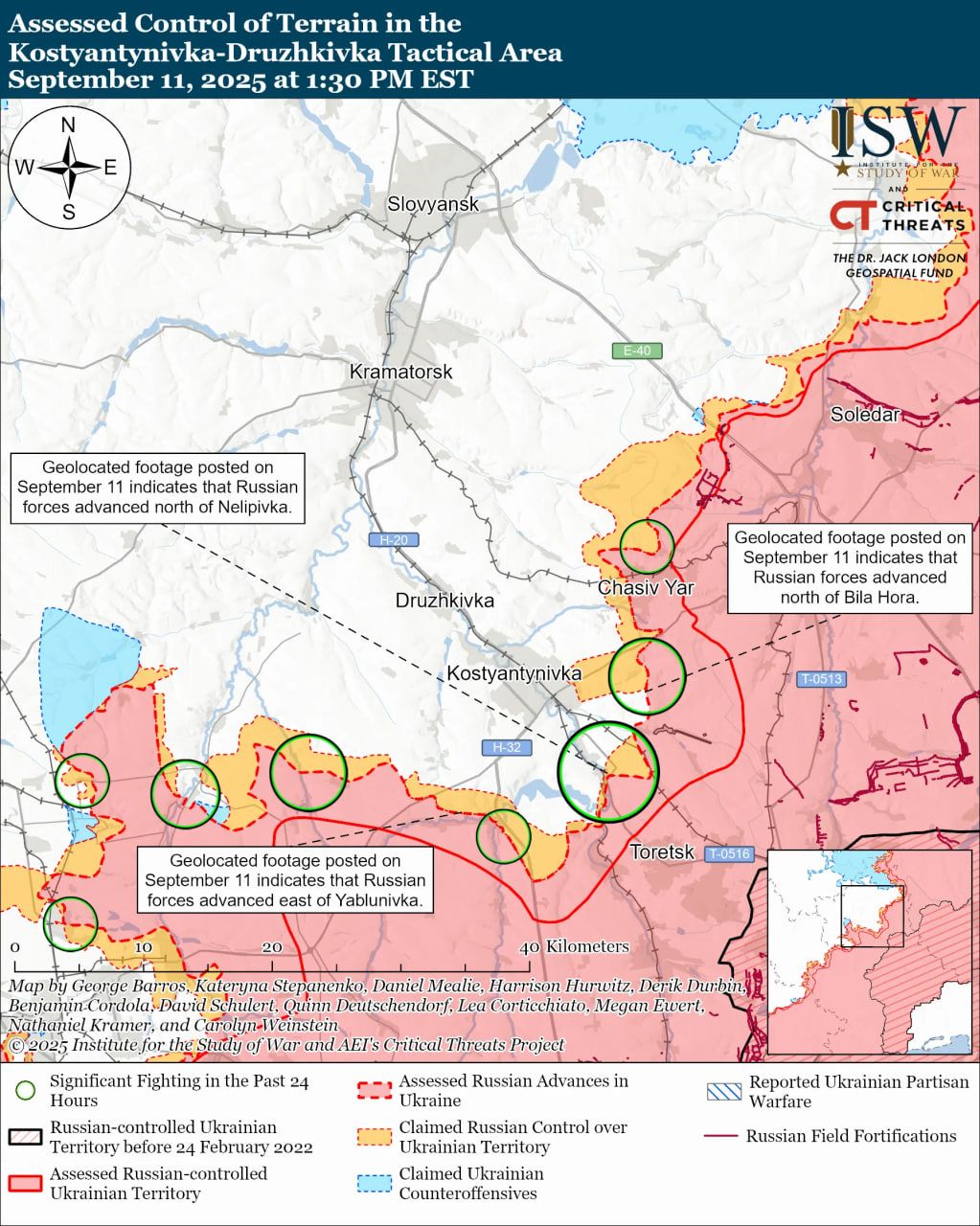 Бої в районі Краматорська