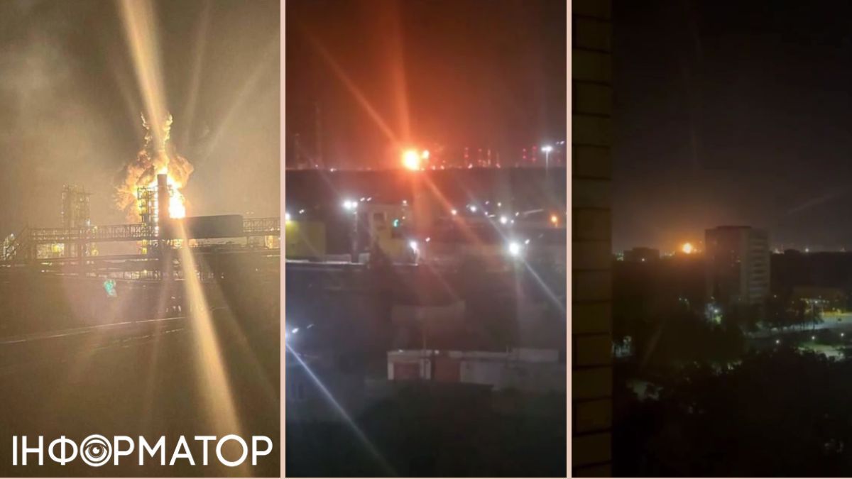 В Ленинградской области беспилотники поразили Киришский нефтеперерабатывающий завод