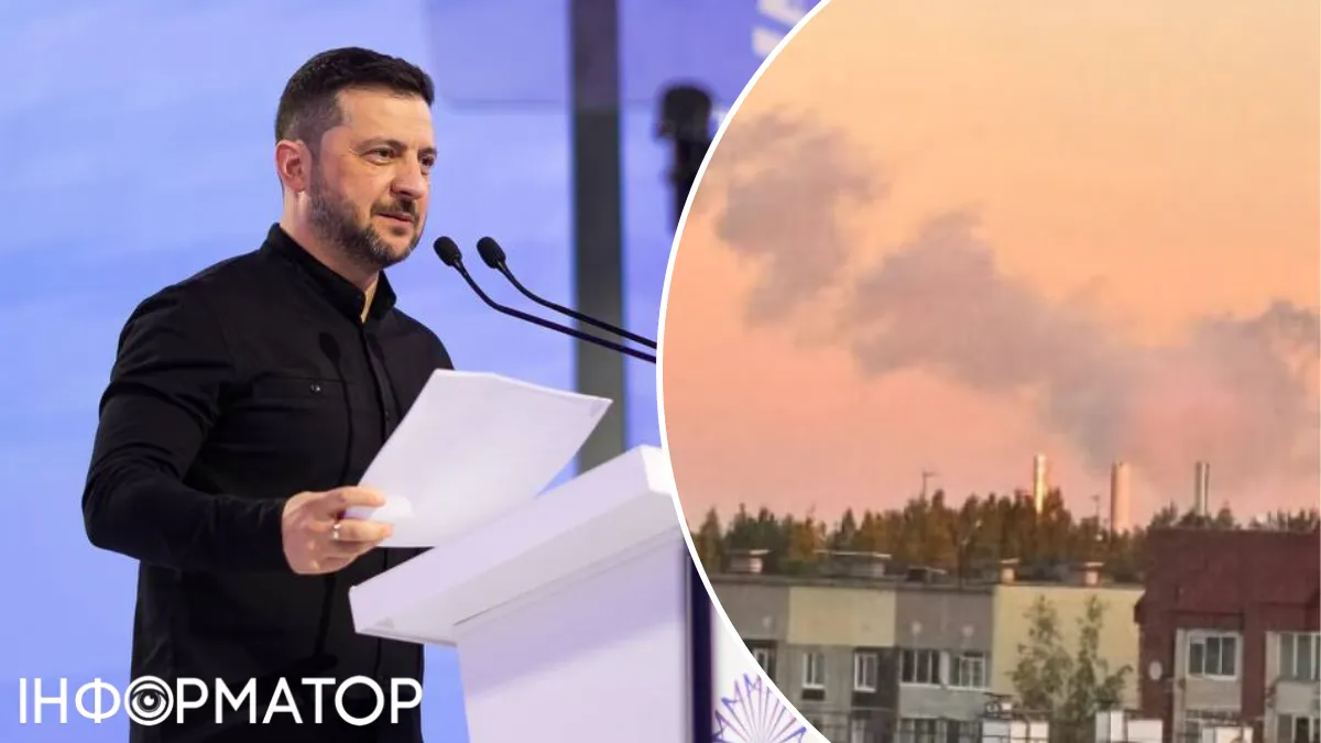Удар по Приморску, Зеленский