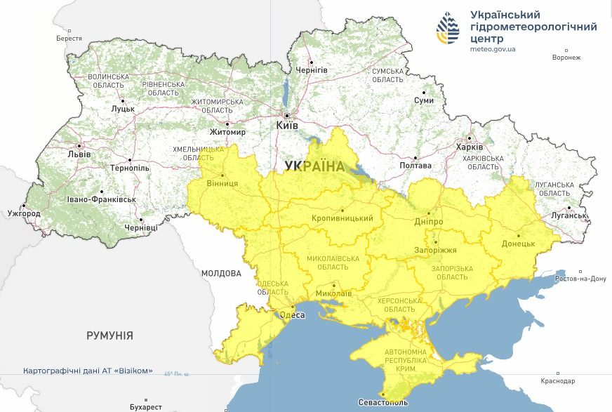 Зливи пройдуть у ряді областей України