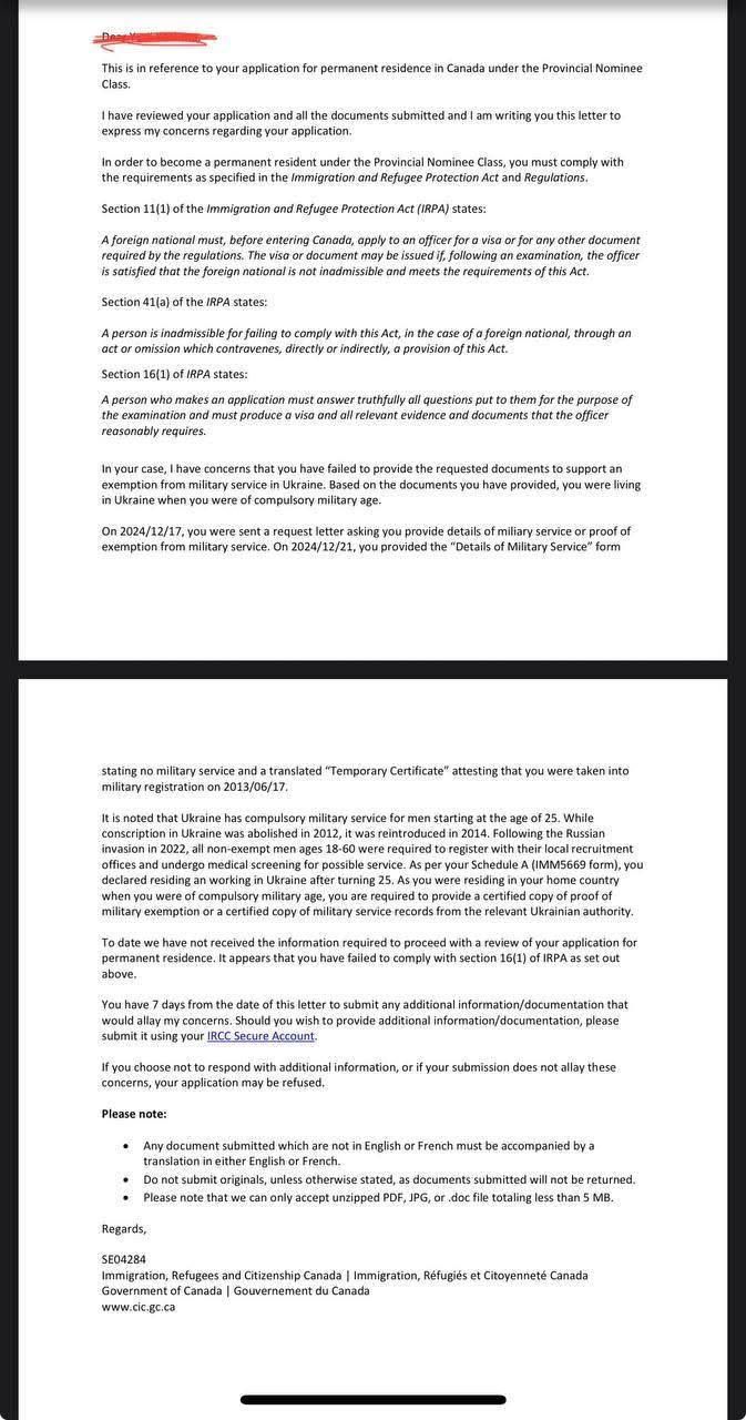 Украинцев в Канаде заставляют доказывать, что они не уклоняются - соцсети 1