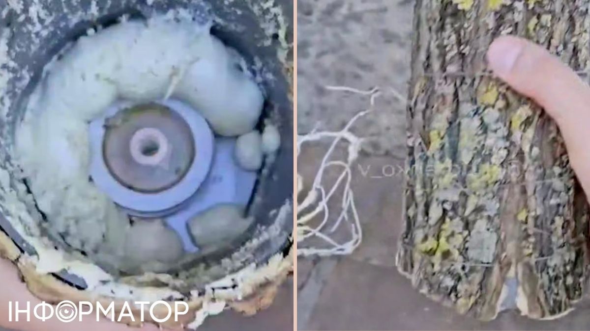 На Харківщині ворог маскує міни під дрова