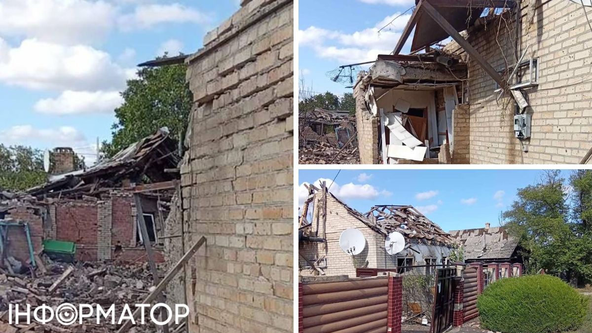 последствия обстрела Донбасса