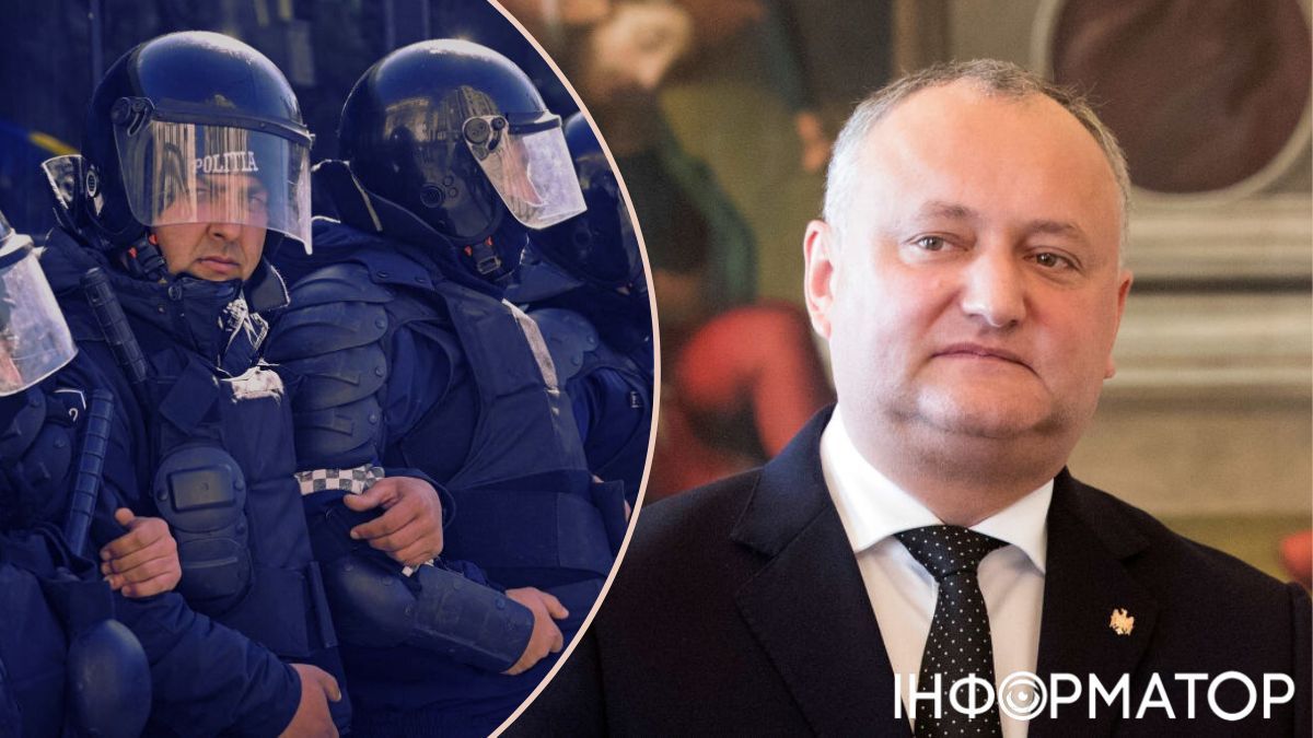 В Молдове - десятки обысков, полиция посетила сторонников пророссийского Додона