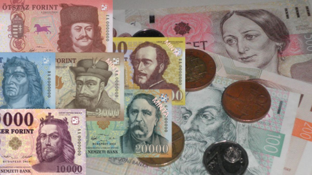 Угорський форинт та чеська крона Фото: Вікіпедія